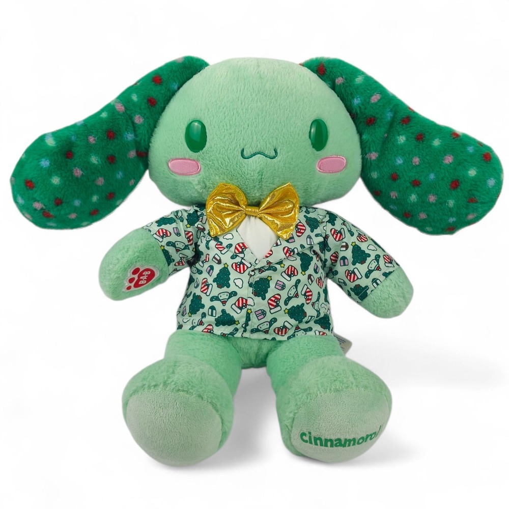 Build A Bear Sanrio Evergreen Cinnamoroll Holiday Plush 16" With Christmas Suit